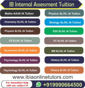 IB Assignment Sheets